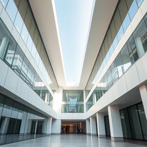 Architectural photography of a modern building