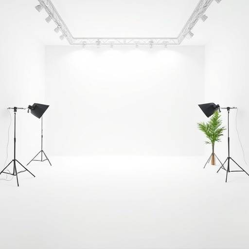 Interior view of the Minimalist White Studio