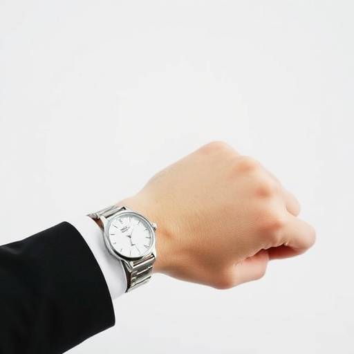 Product photography showcasing a watch